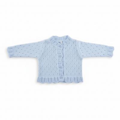 BO6035AS  Fancy Knit SkyCardigan  ( 0-9 months)