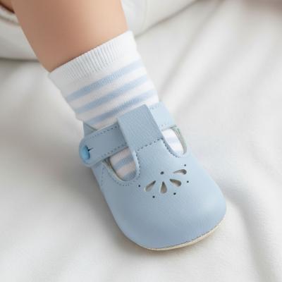 BP617S Sky Blue Matte Pre-Walker Shoe (0-3)