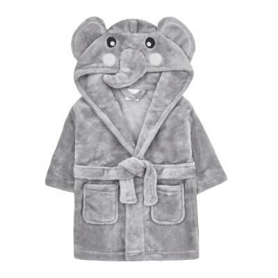 BT18C632 Elephant Dressing Gown (0-6 months)