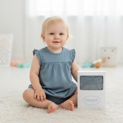 BY14008  Boxed Frill Romper  (6-18 months)