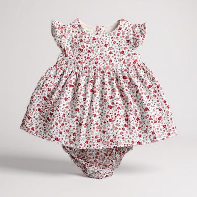 BY141202F  "Floral" Dress Set  (6-12 months)