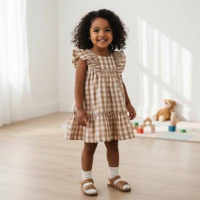 BY141616B  Gingham Dress  (12-24 months)