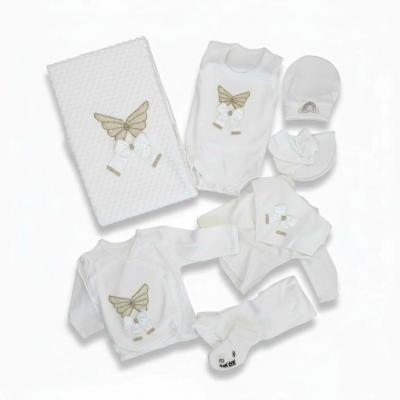 CBCC1618W  10 Piece boxed  Gift Set "Sparkle Butterfly" White 