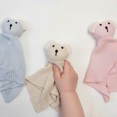 CC25-1283A Knitted Bamboo "Teddy" Comforter SINGLE (Choose)