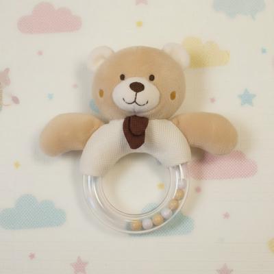 CC26-0012A Bear Bead Ring Rattle