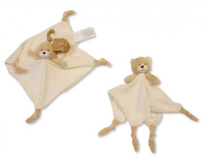 CC26-0013A Bear Comforter with Rattle SINGLE