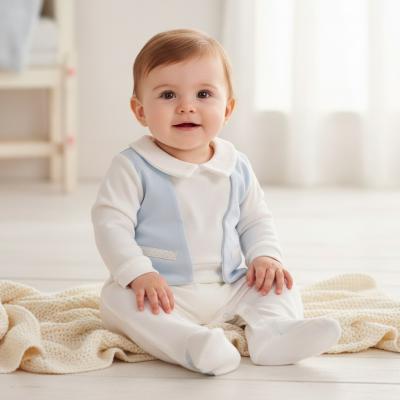 JF2120-6218S  Faux Waistcoat All In One  (0-6m)