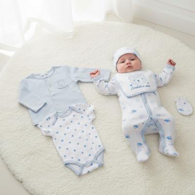 JF25-1383S  Cuddle Me Bear 6 Piece Layette Set   (0-6m)