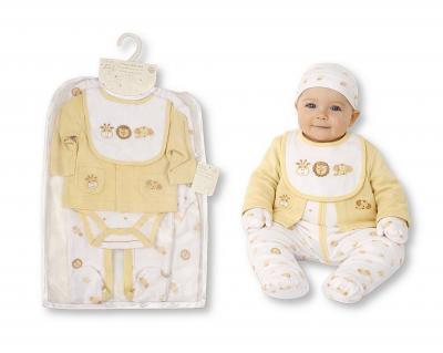 JF25-1392 Animals 6 Piece Layette Set (0-6m)
