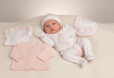 JF25-1389P Animals 6 Piece Layette Set (0-6m)