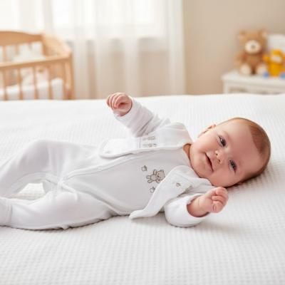 JT9539W  "Teddy" Smocked 2 Piece Set  (NB-3 months)