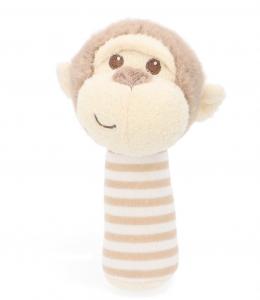 KTSE2077 KeelEco 14cm Marcel Monkey Stick Rattle (100% Recycled)
