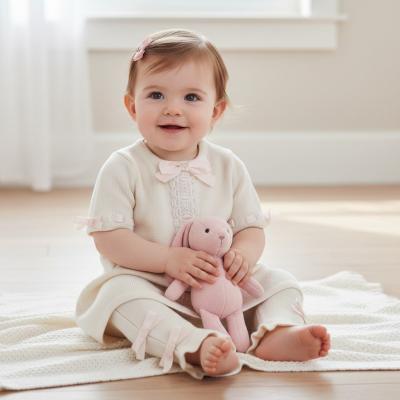 LD212021I  Fine Knit Spanish Leggings Set  (0-9 months)
