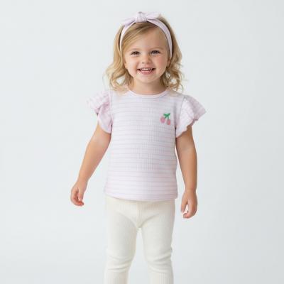 LJF09149-B  Seersucker "Cherry" Outfit  (12-24 months)