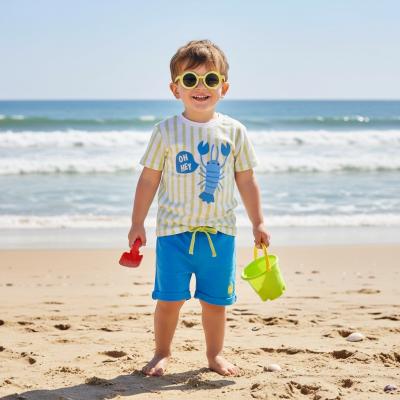 LJF10023-C  "Lobster" Shorts and Sunglasses Set  (2-4years)