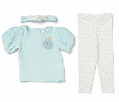 LJH14327-B Cheesecloth Blueberry Set (9-18 months)