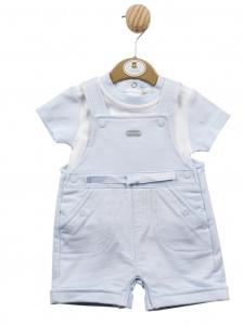 MB5299A  Colour block dungaree and top (12-24 months)