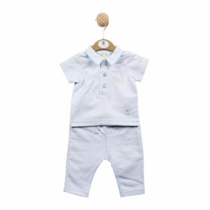 MB5318A  "M" Polo shirt and trouser Set (12-24 months)