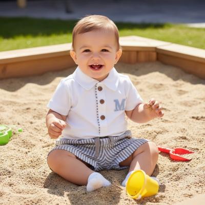 MB6316-D Mintini Logo Shorts Set (12-24 months)