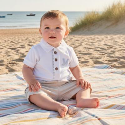 MB6317C Mintini Logo Shorts Set (3-9 months)