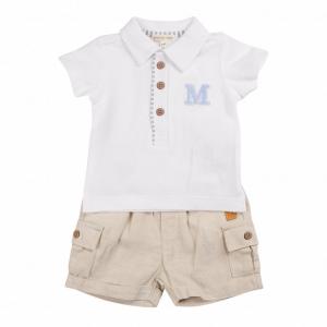 MB6317C  Mintini Logo Shorts Set  (3-9 months)
