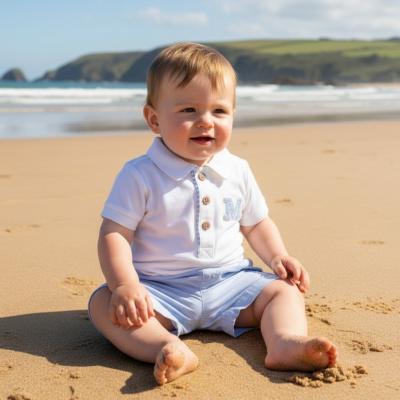 MB6317S Mintini Logo Shorts Set (3-9 months)