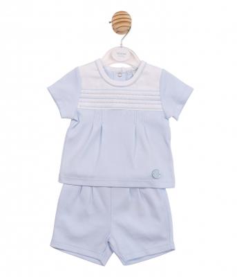 MB6884 Embroidered Panel Two Piece (3-9 months)