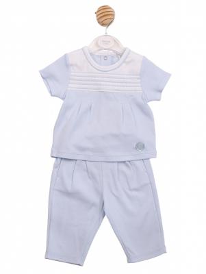 MB6885 Embroidered Panel Two Piece (3-9 months)
