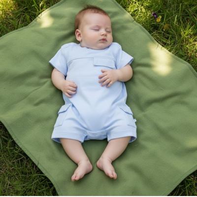 MB6954S  Pocket Romper  (3-12 months)