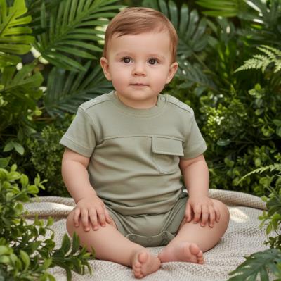 MB6974SG  Pocket Romper  (3-12 months)