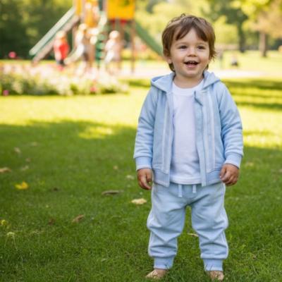 MB6988-B  Stripe  Shorts and Gilet Set (3-5 years)