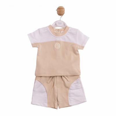 MB7013B  Colour Block Shorts Set  (3-5 years)