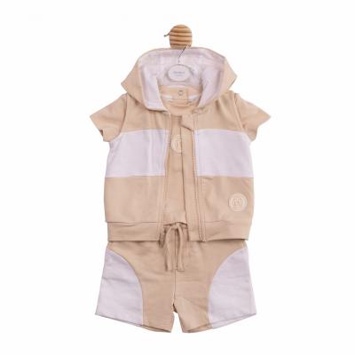MB7014 Colour Block Gilet Set (3-9 months)
