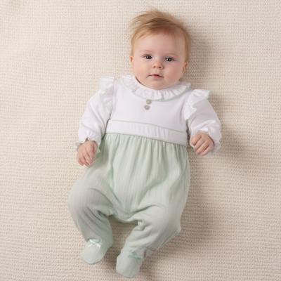 MB7066P  Pointelle Bow All In One  (1-6 months)