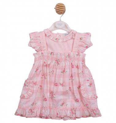 MB7160B  Floral Pinafore and Top  (3-5 years)