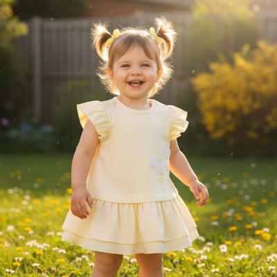 MB7215B  3D Flower Dress  (3-5 years)