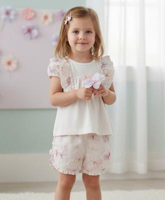 MB7224B "Butterfly and Frills" Shorts Set (3-5 years)