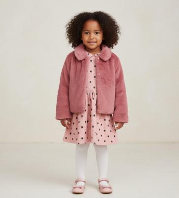 MIE07969-A  Polka Dot Dress and Jacket Set  (9-24m)