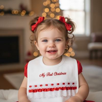 ML104-838R "My First Christmas" Bib