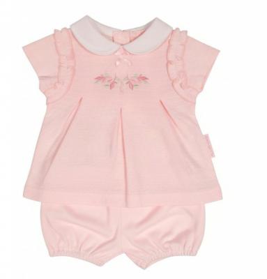 ML2120-6298-P "Flowers" Shorts Set (Newborn - 6 months)