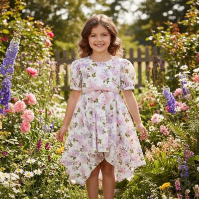 MSB03477P-A  Floral Dress  (3-7 years)