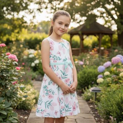 MSB03778B  Floral Dress  (7-11 years)