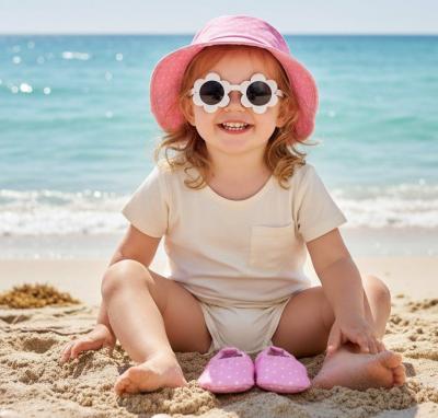 NT0503-0643P Dotty Hat UPF 50+, Sunglasses UV400 & Shoes (6-18m)