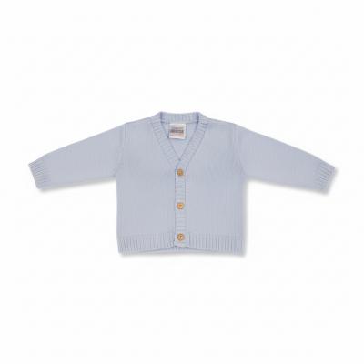 NT10-1002S-24  Sky Knit V-Neck Cardigan  (9-24 months)