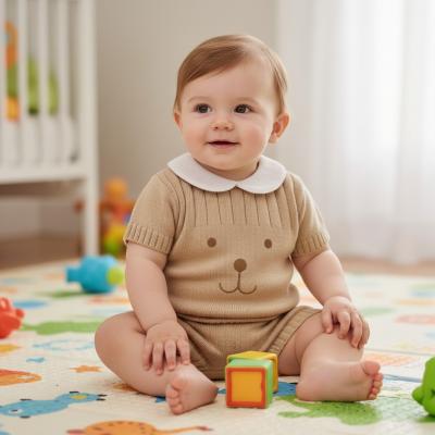 NT10-829-T Knitted "Teddy" Shorts Set (Nb-9 months)