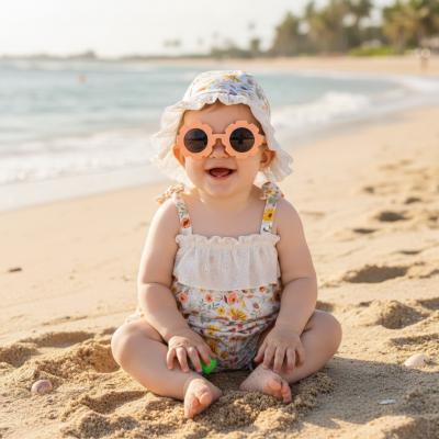 NT2120-6353   "Wild Flowers" Romper Set  (0-9 months)