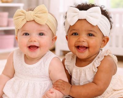 NT25-1397A  Twin Pack Waffle Headband Set  (Approx 6-12 months)