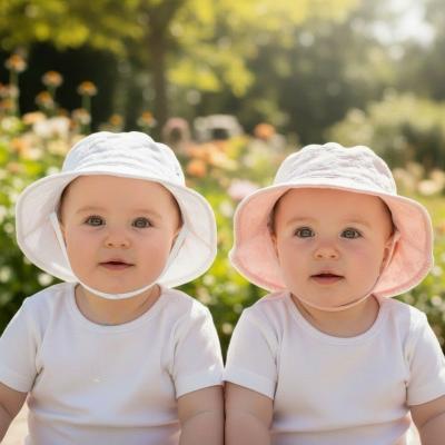PB0378-PW  Broderie Cloche Hat  (0-6months)