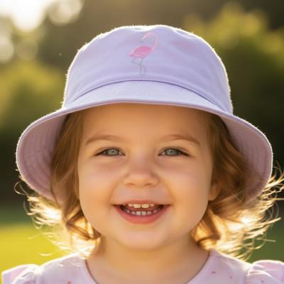 PK0391A  Flamingo Bucket Hat  (12-48 months)