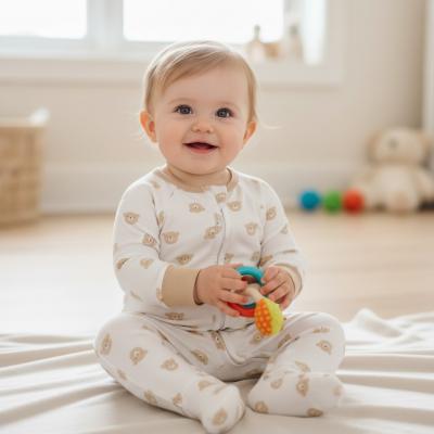 PX0695W Ted Zipped Sleepsuit (Newborn - 9 months)